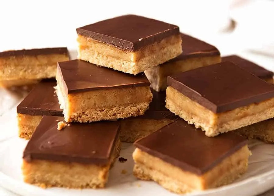 Chocolate caramel slice (low gluten)