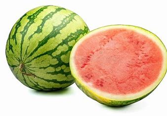 Half seedless Watermelon each