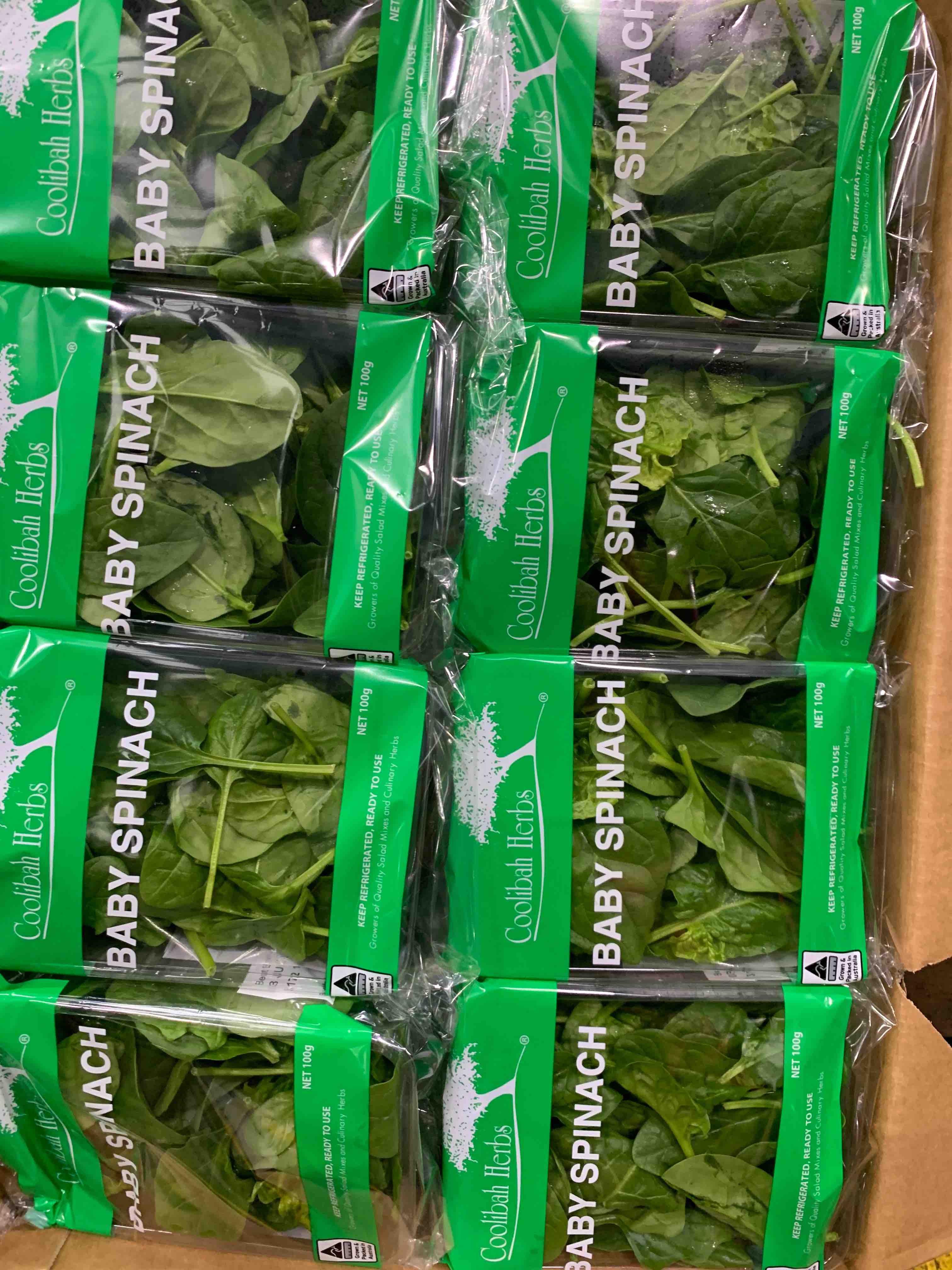 Baby spinach 100g