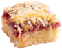 Raspberry coconut slice (low gluten)